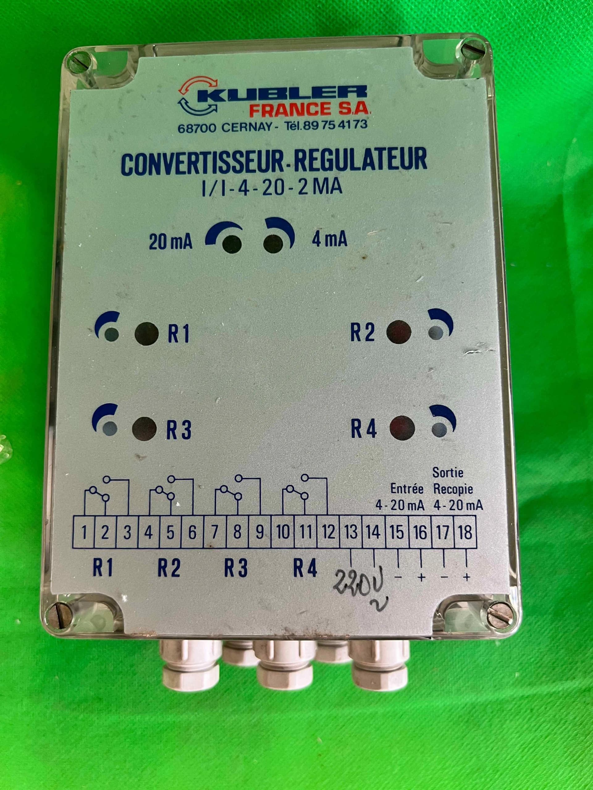 Kubler CONVERTISSEUR REGULATEUR I I-420-2MA / CONVERTISSEURREGULATEURII4202MA
